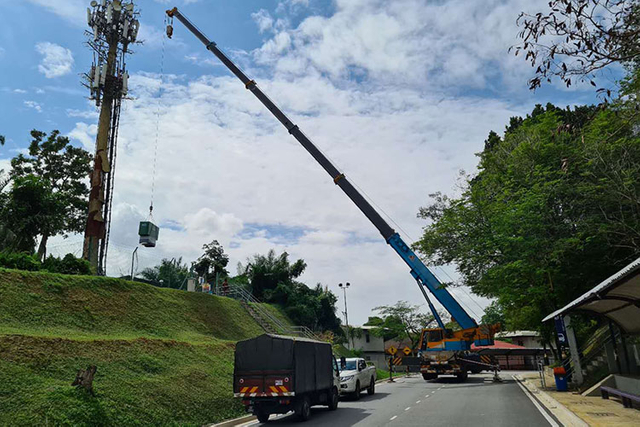 Generadores de Meca para la estación base de telecomunicaciones.