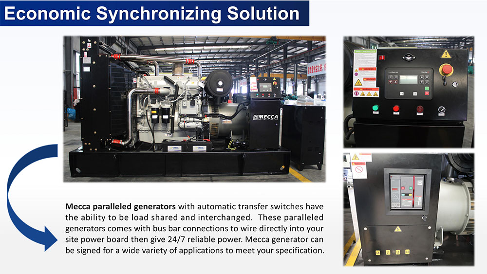 Conjunto de generador de Perkins paralelo de 600kva