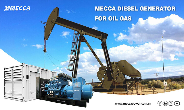Generador diesel de Meca para gas petrolero